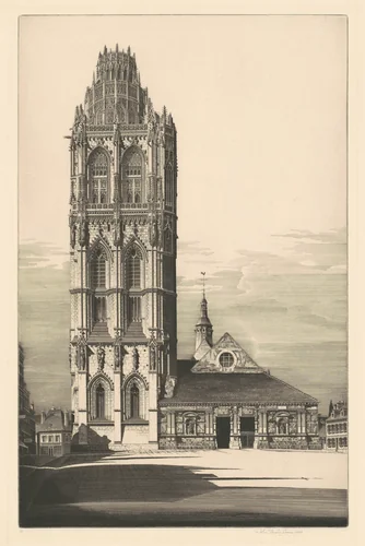 Aspiration, La Madeleine, Verneuil-Sur-Avre by John Taylor Arms; David Strang, print, 1939