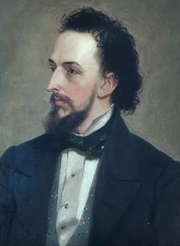 Portrait of a Man by Thomas Hicks, artwork, 1847-1850