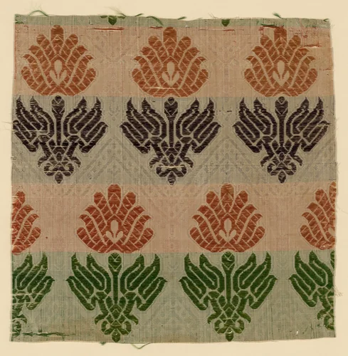 Fragment by Italy, textile, 1650-1700