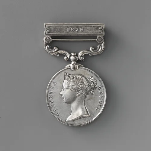 The South African Medal, Issued for the Campaigns of 1877–79 by William Wyon, metalwork, 1879