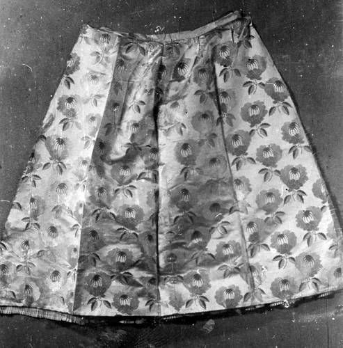 Panel (From a Skirt) by France, probably Lyon, textile, 1880-1900