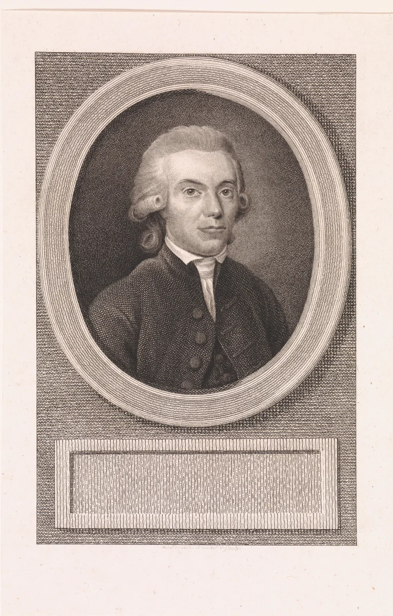 Portret van Martinus Stuart by Reinier Vinkeles, print, 1793-1816