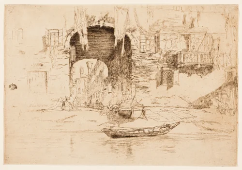 San Biagio by James McNeill Whistler, print, 1880