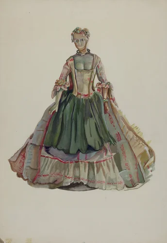 Fashion Doll by Gwyneth King, index of american design, 1937