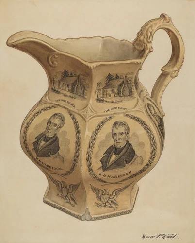 Pitcher by Paul Ward, index of american design, 1937