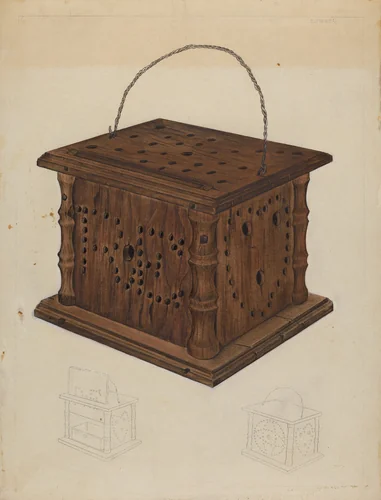 Foot Warmer by Edith Miller, index of american design, 1937