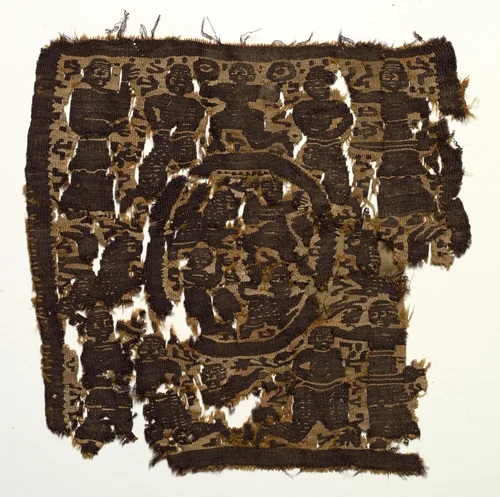 Square Segmentum with Combat Scenes by Unknown, textile, 500-620