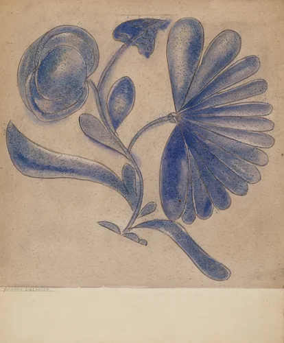 Crock by Yolande Delasser, index of american design, 1936