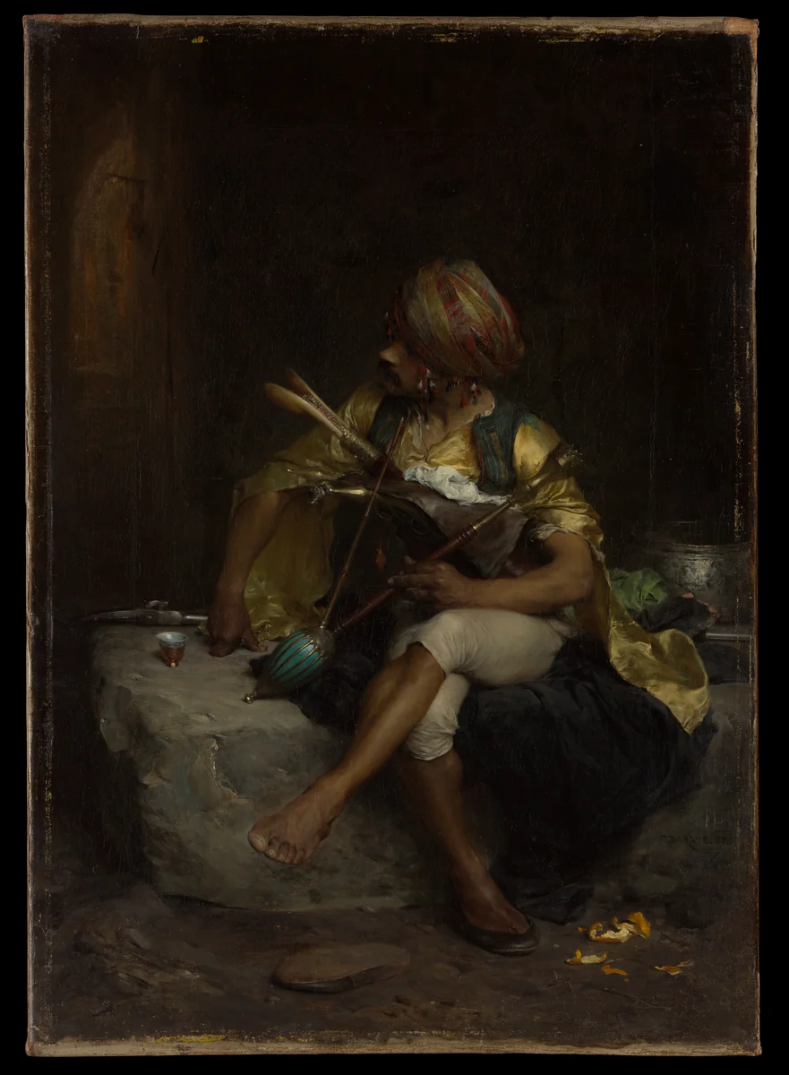A Bashi-Bazouk by Charles Bargue, painting, 1875