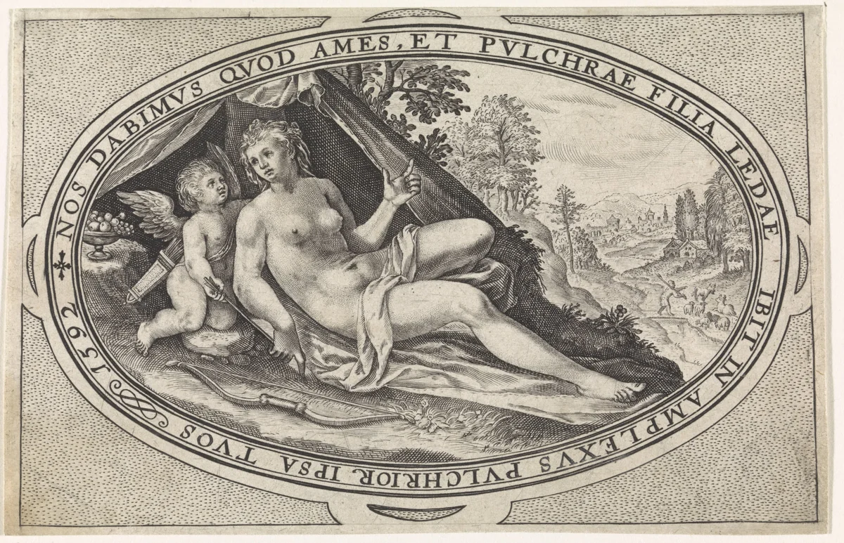 Venus by Crispijn van de Passe, print, 1592