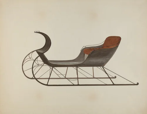 New England Cutter by Fred Weiss, index of american design, 1936