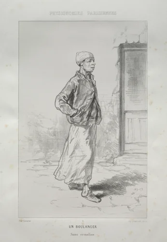 Un Boulanger by Paul Gavarni, print, 1824-1866