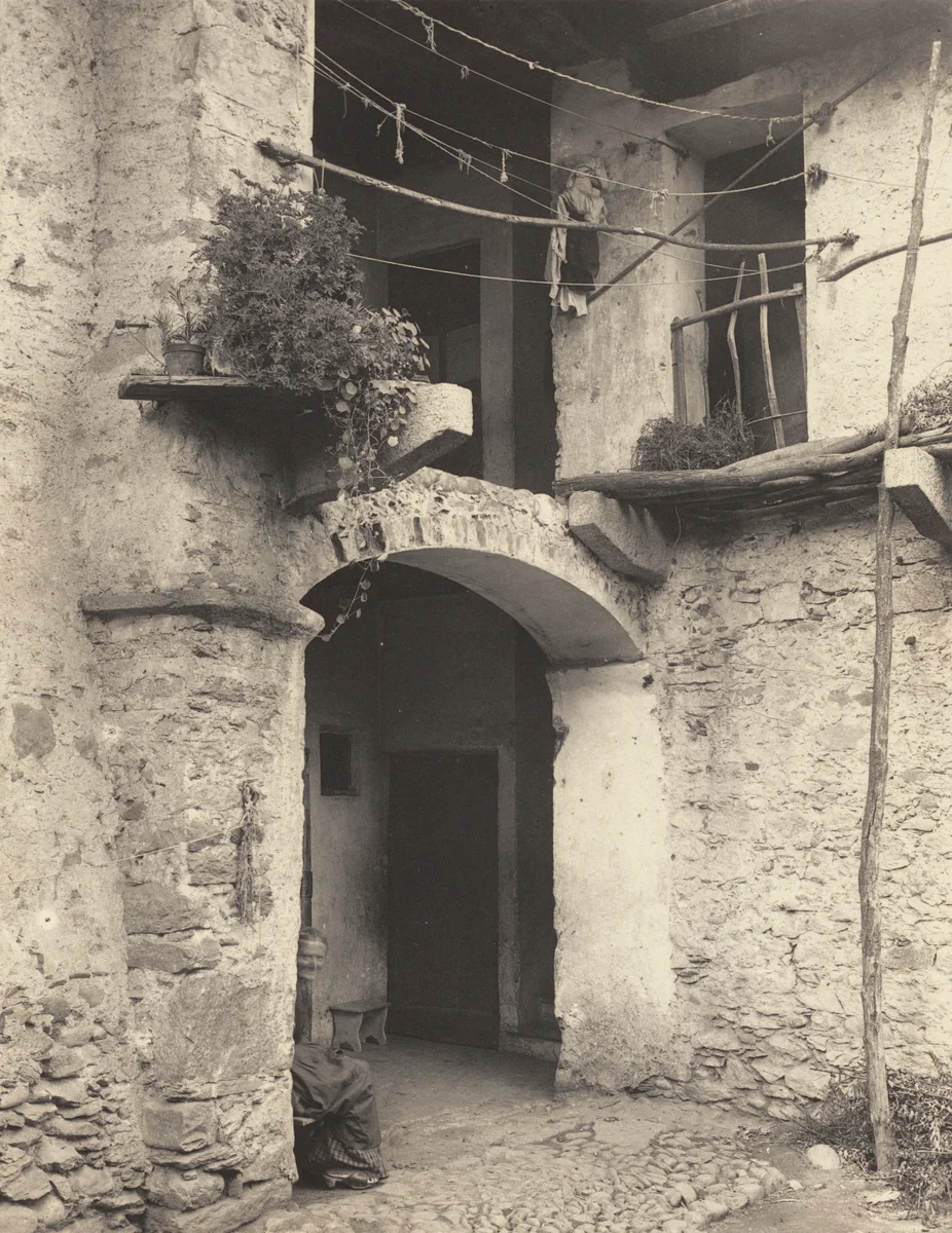 A Nook in Pallanza by Alfred Stieglitz, photograph, 1887