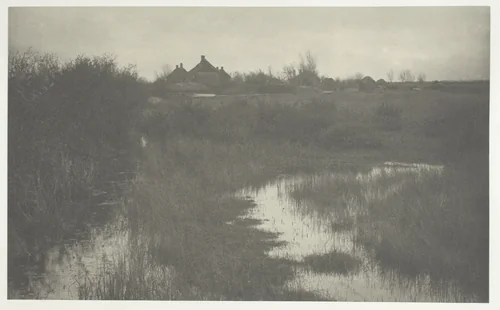 The Fringe of the Marsh by Peter Henry Emerson, photograph, 1886