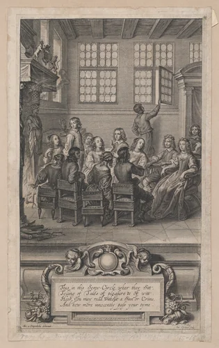 The Family of William Cavendish, Marquess of Newcastle-upon-Tyne by Peeter Clouwet, print, 1656