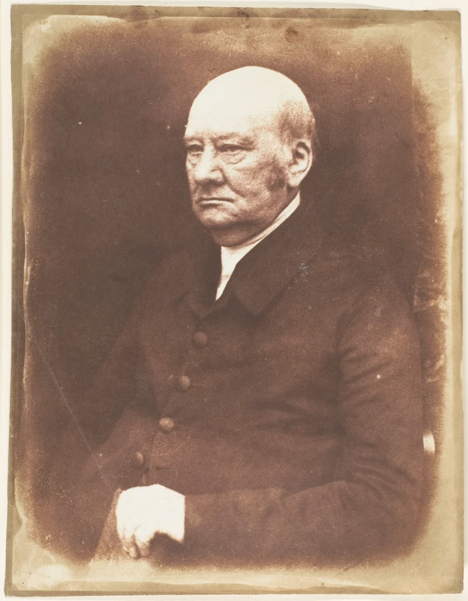 Dr. Jabez Bunting by Hill and Adamson, photograph, 1843-1847