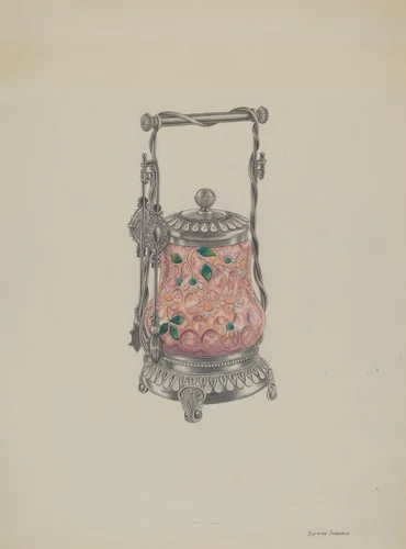 Pickle Jar by Syrena Swanson, index of american design, 1935-1942