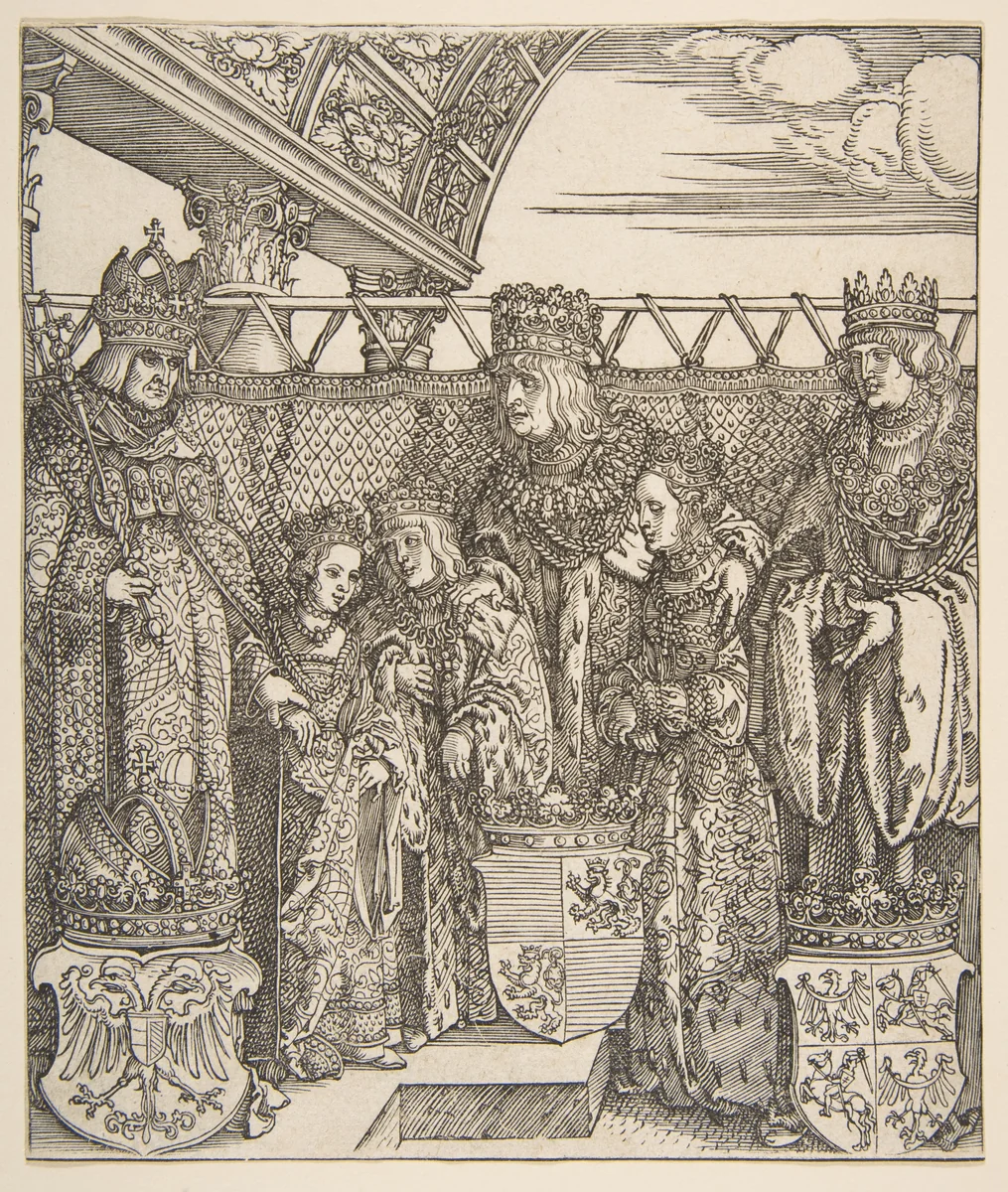 The Congress of Princes at Vienna, from the Triumphal Arch of Emperor Maximilian I by Albrecht Dürer, print, 1515
