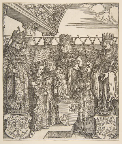 The Congress of Princes at Vienna, from the Triumphal Arch of Emperor Maximilian I by Albrecht Dürer, print, 1515