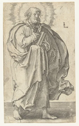 De apostel Petrus by Unknown, print, 1508-1512