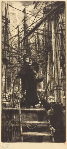 Emigrants by James Jacques Joseph Tissot, print, 1836-1902