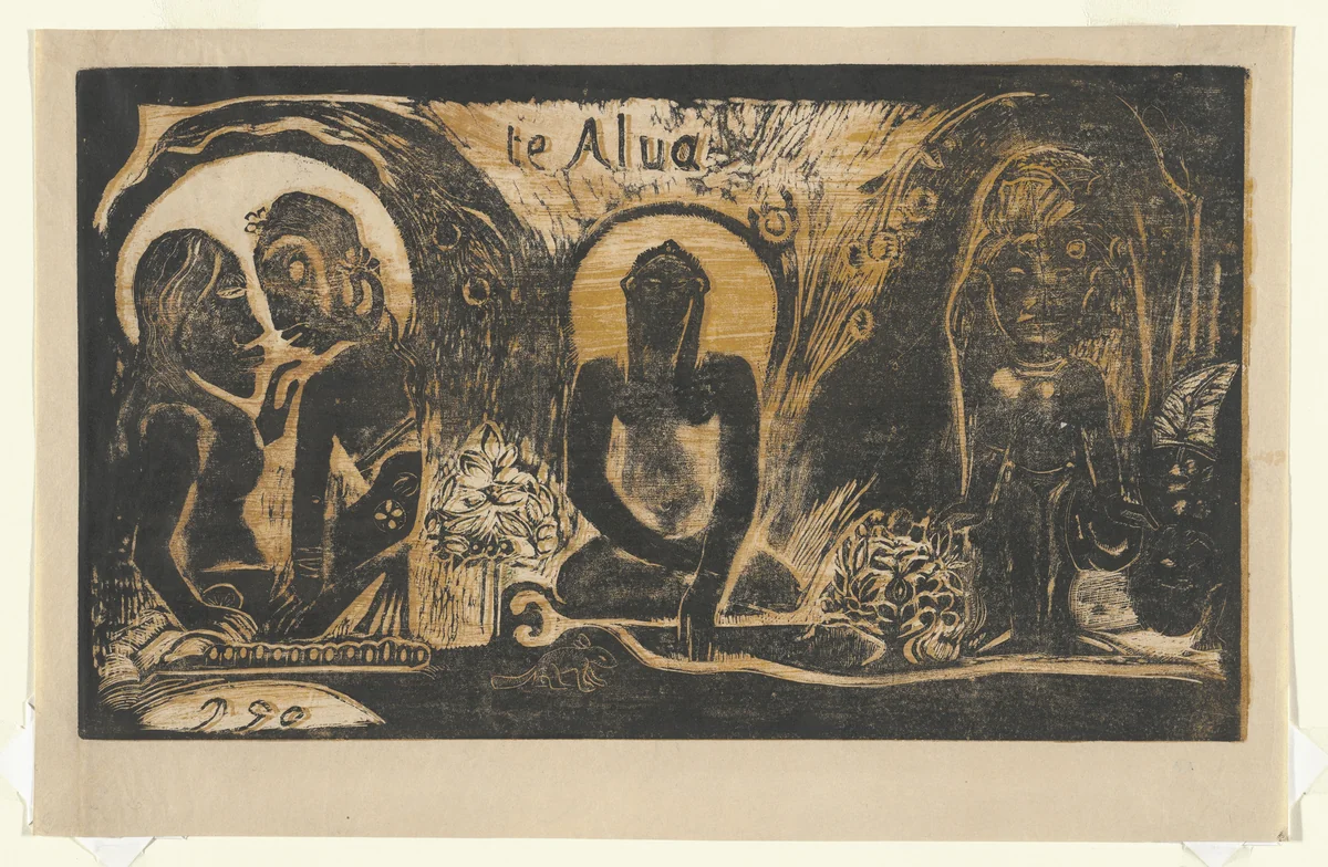 Te Atua (The Gods) from Noa Noa (Fragrant Scent) by Paul Gauguin, print, 1893