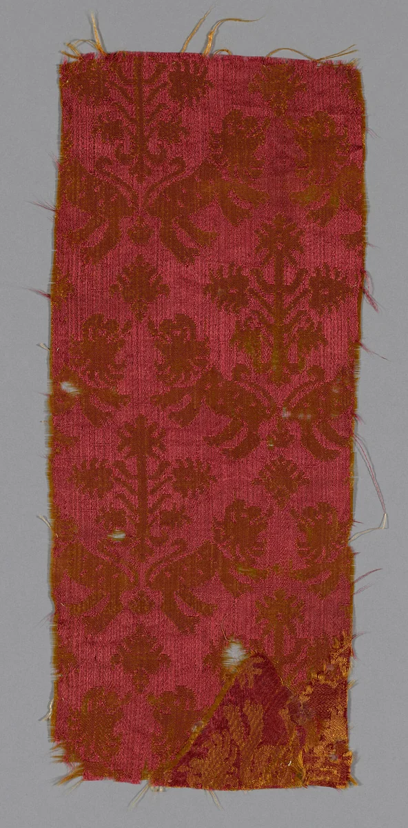 Fragment by Spain, textile, 1600-1650