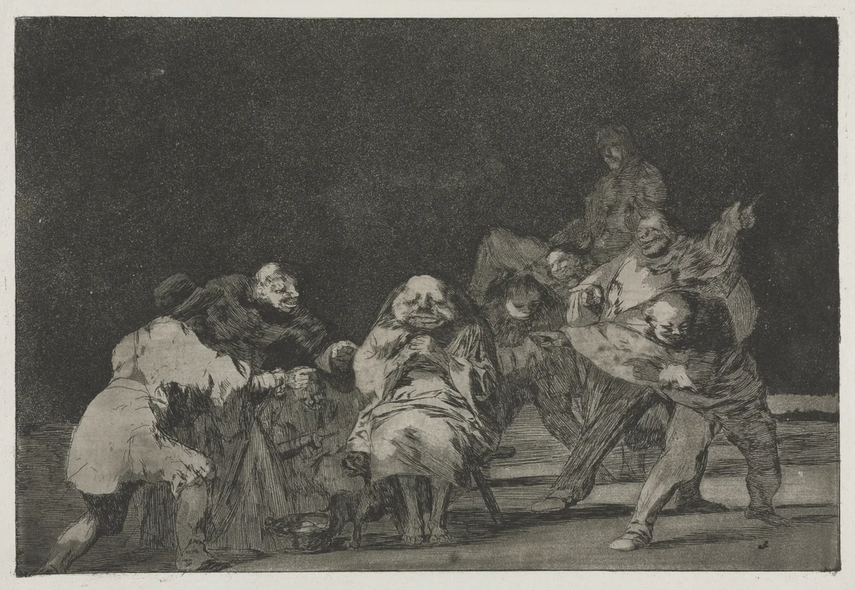 The Proverbs: Loyalty by Francisco de Goya, print, 1864