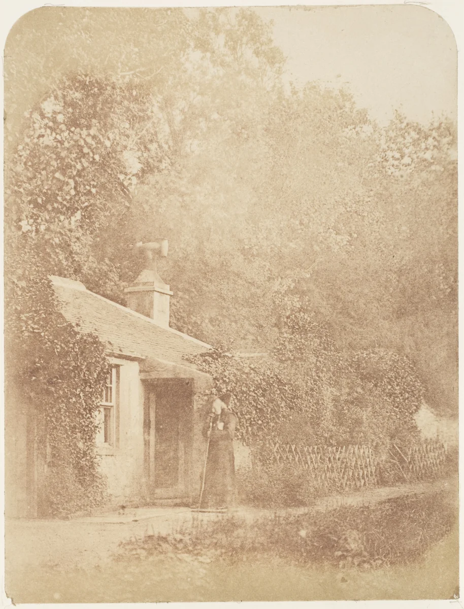 John Henning as Edie Ochiltree from Sir Walter Scott's "The Antiquary" by Hill and Adamson, photograph, 1843-1847