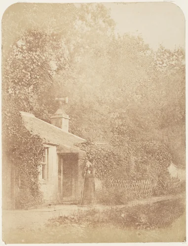 John Henning as Edie Ochiltree from Sir Walter Scott's "The Antiquary" by Hill and Adamson, photograph, 1843-1847