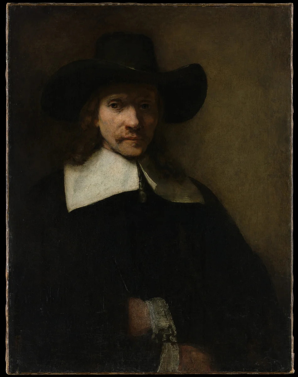Portrait of a Man by Rembrandt van Rijn, painting, 1655-1660