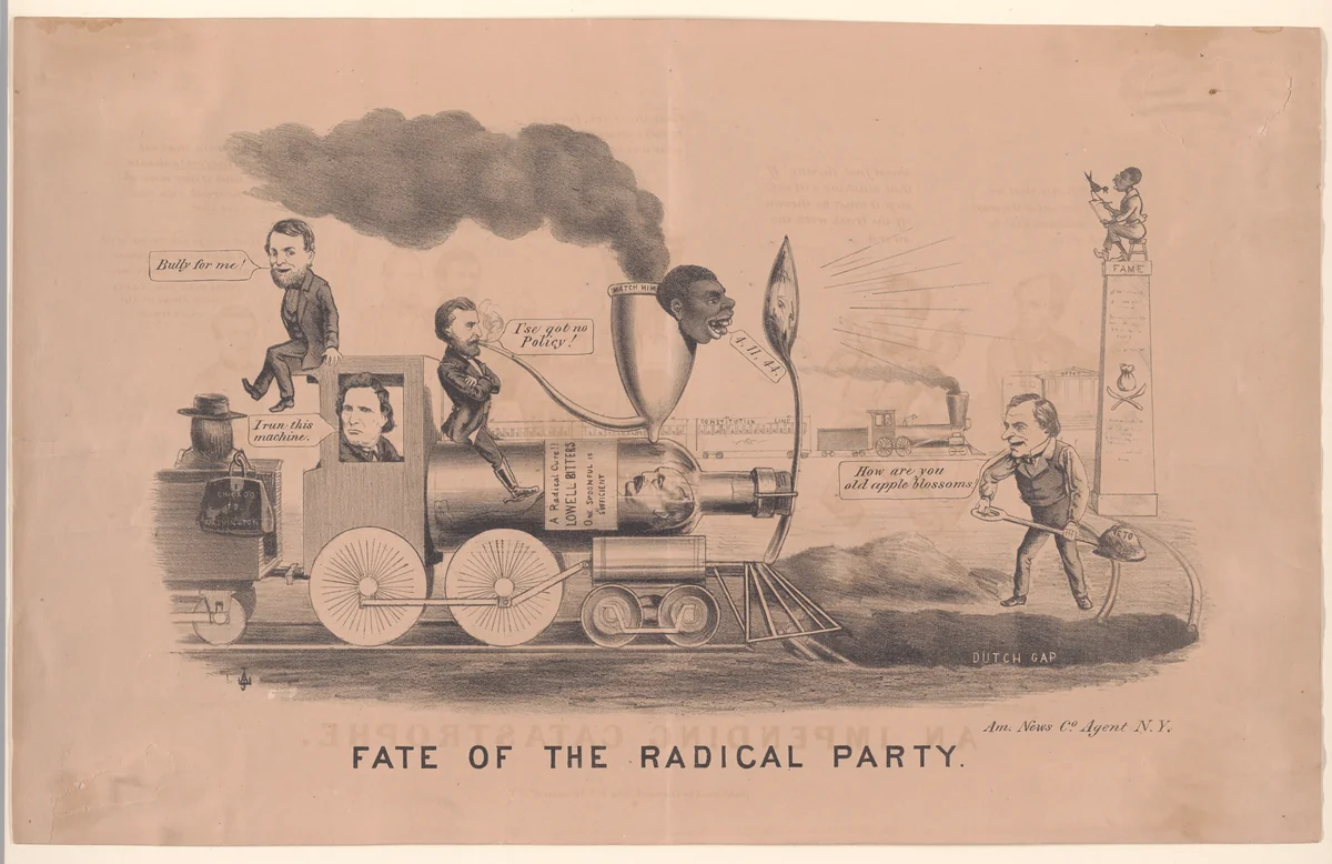 Fate of the Radical Party by The American News Co., print, 1865