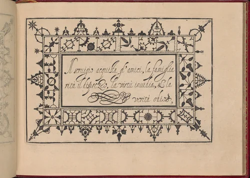 Ghirlanda: Di sei vaghi fiori scielti da piu famosi Giardini d'Italia, page 17 (recto) by Pietro Paulo Tozzi, book, 1604