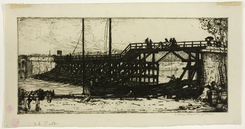 L'Estacade by Donald Shaw MacLaughlan, print, 1899