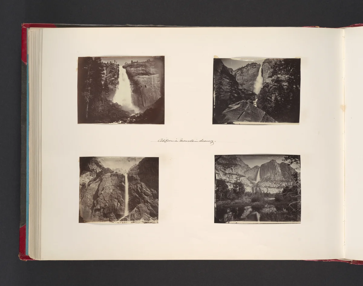 California Mountain Scenery by John Thomson, photograph, 1865