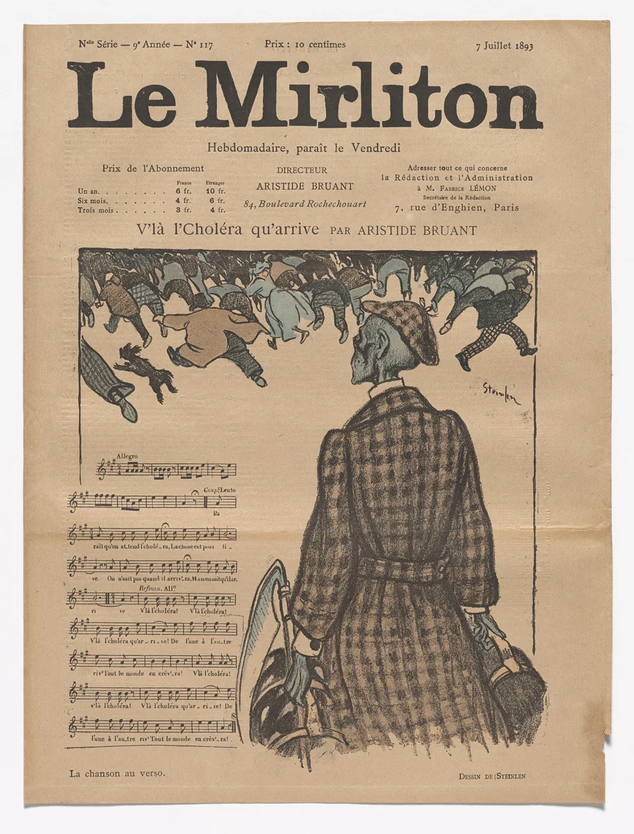 Le Mirliton, no. 117 by Théophile-Alexandre Steinlen, periodical, 1893