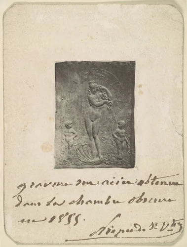 The Birth of Venus by Abel Niépce de St. Victor, photograph, 1855