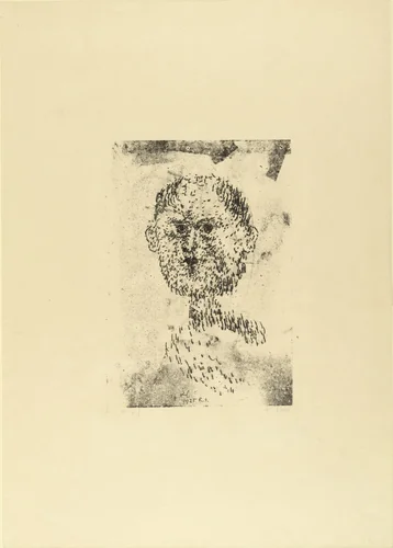 Head (Kopf) by Paul Klee, print, 1925