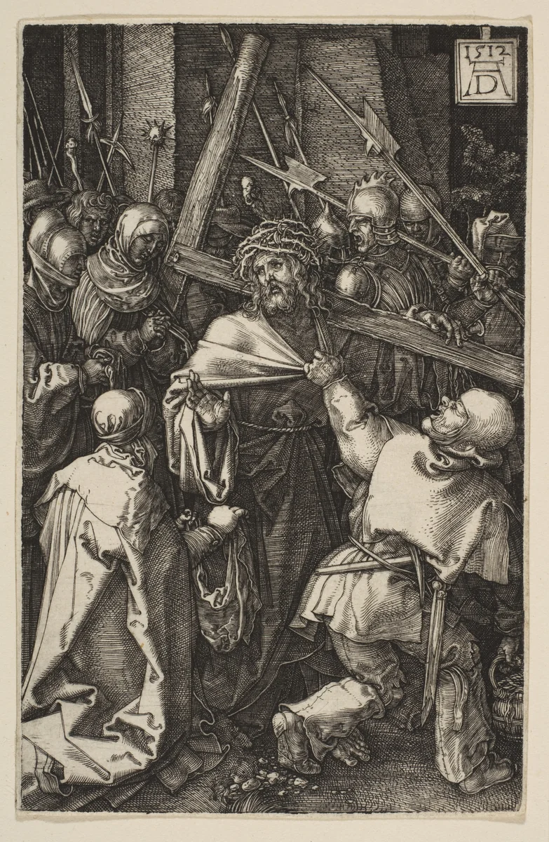 Christ Carrying the Cross, from "The Passion" by Albrecht Dürer, print, 1512