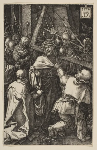 Christ Carrying the Cross, from "The Passion" by Albrecht Dürer, print, 1512