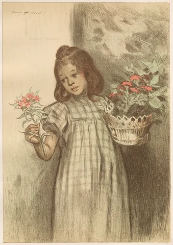 Bouquetière by Firmin Bouisset, book, 1899