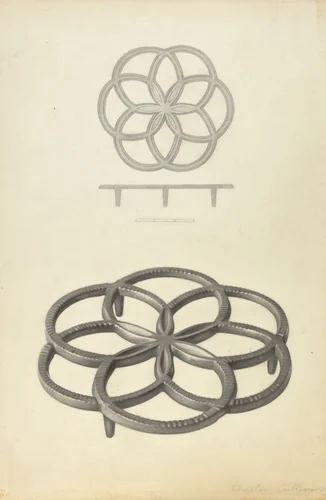 Trivet by Charles Cullen, index of american design, 1939