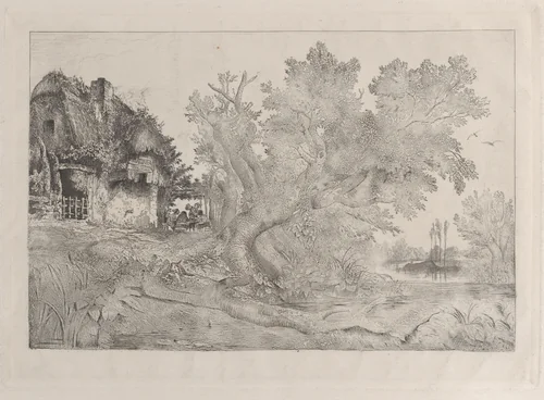 La Tonnelle by Charles-François Daubigny, print, 1838