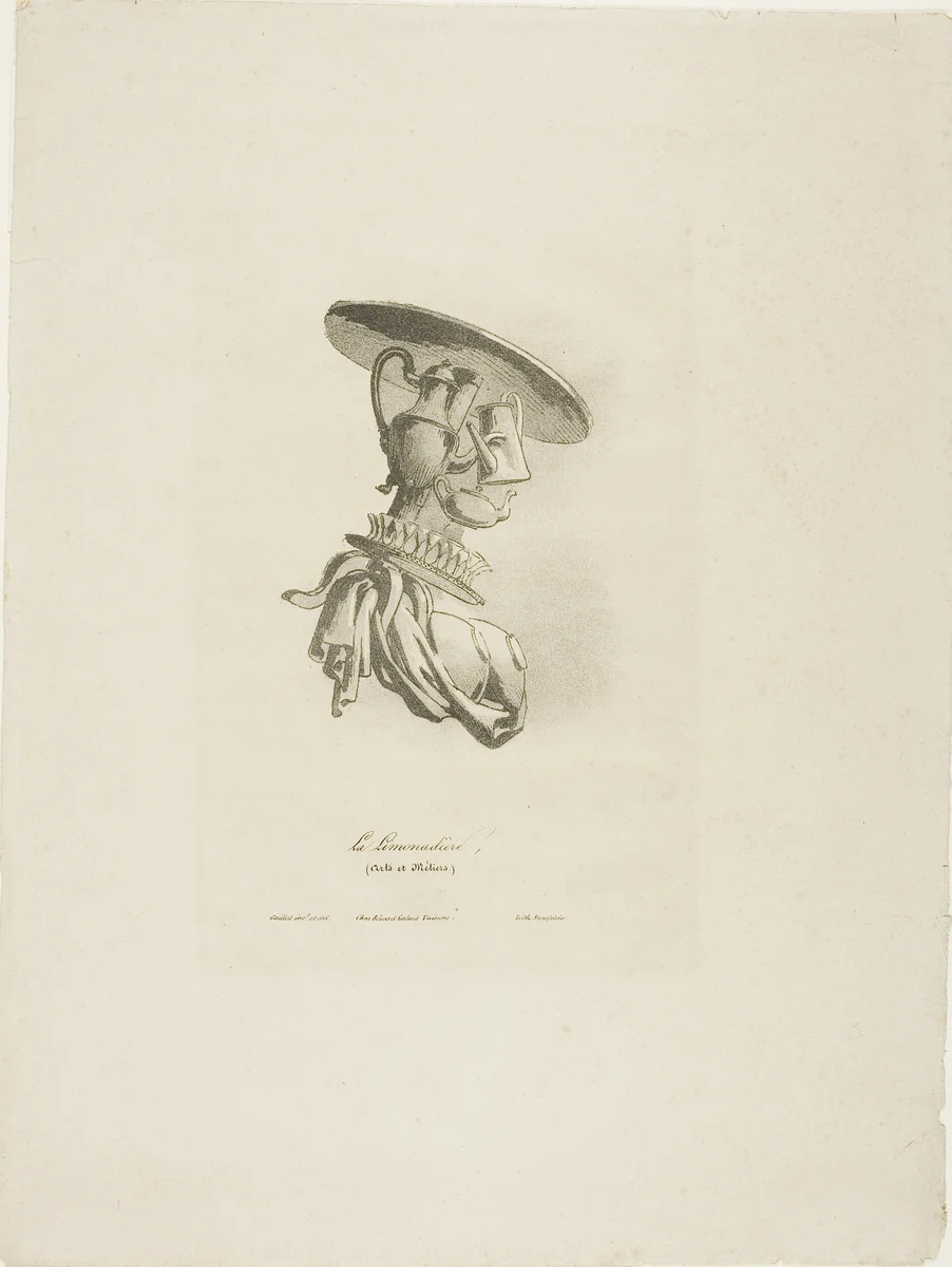 The Café-Feeper, from Arts et Métiers by Bernard Gaillot, print, 1838