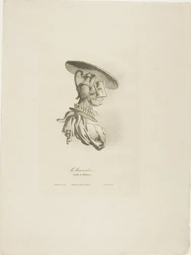 The Café-Feeper, from Arts et Métiers by Bernard Gaillot, print, 1838