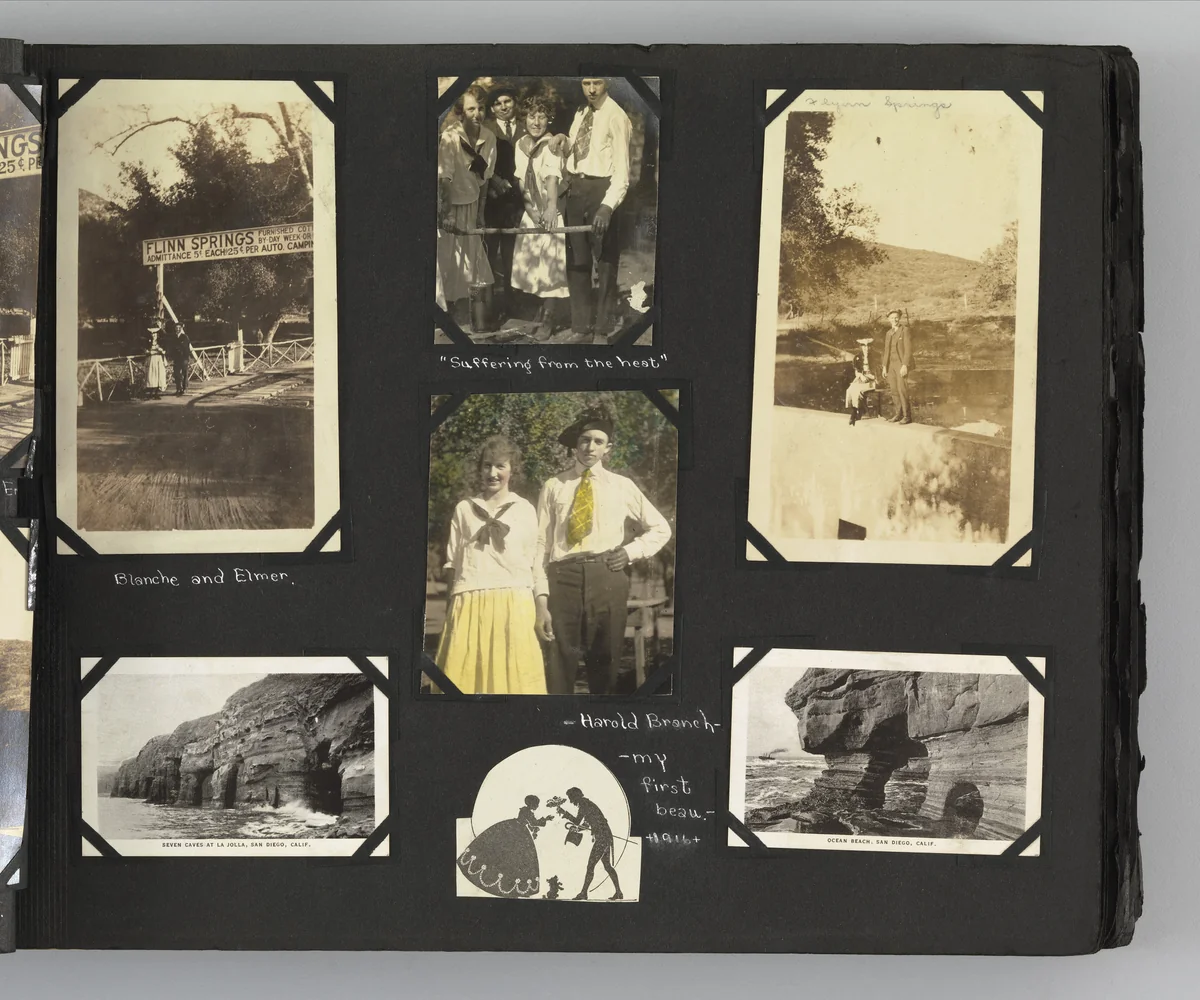 The Story of my Life and Friends as Told by Snapshots from Fourteen On by Blanche Parker, photograph, 1916