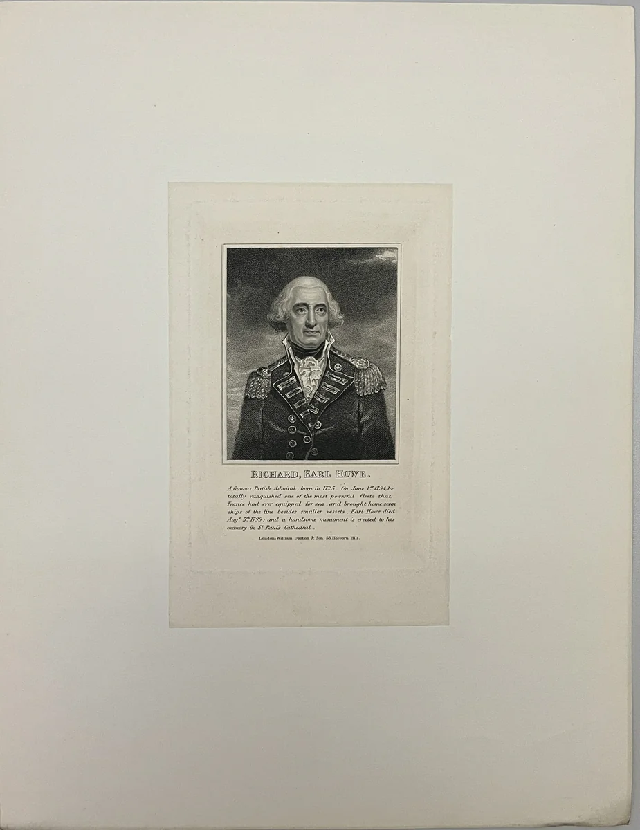Richard, Earl Howe by Artist Unknown, other, 1800-1899