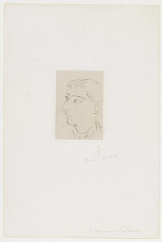 Demetrius Galanis Three-Quarters View (Demetrius Galanis de trois-quarts) by Henri Matisse, print, 1915