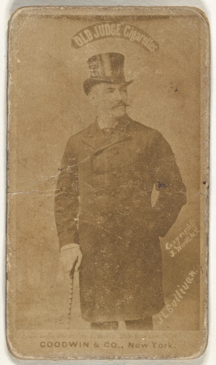 John L. Sullivan, from the Celebrities and Prizefighters series (N174) for Old Judge Cigarettes by Goodwin & Company, photograph, 1887-1888