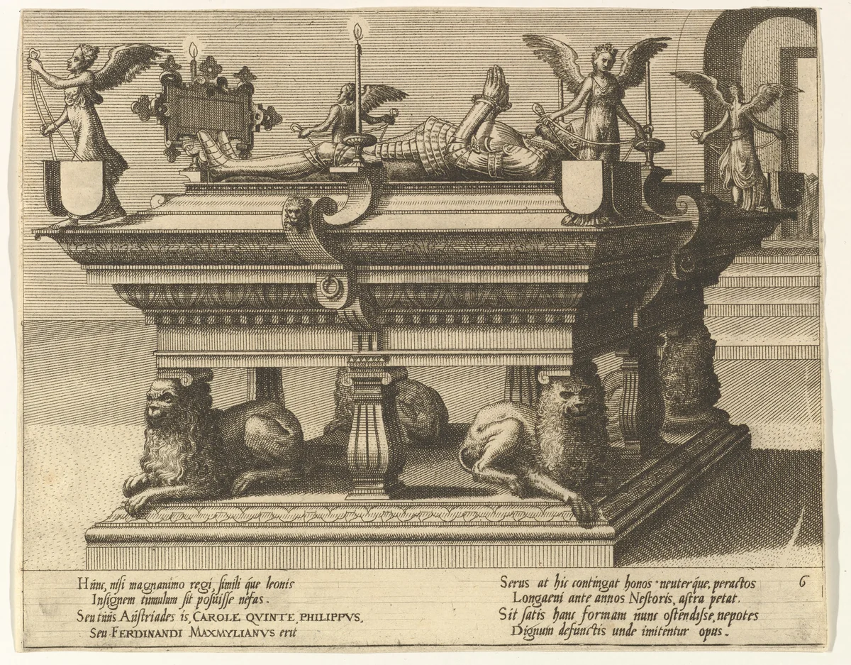 Cœnotaphiorum (6) by Hans Vredeman de Vries, print, 1563